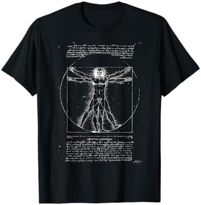 Amazon.com: Leonardo Da Vinci Vitruvian cat lover T-Shirt