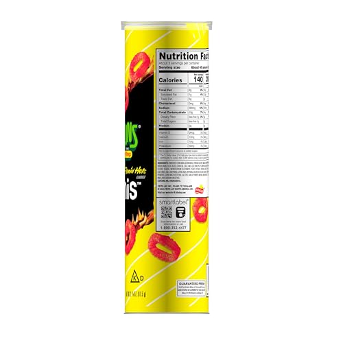 MINIS, FUNYUNS FLAMIN HOT, 2.875 OUNCE CANISTER