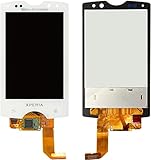 For Sony Ericsson Xperia Mini Pro SK17i SK17 White+frame ~ LCD + Touch Screen Digitizer ~ Mobile Phone Repair Part Replacement