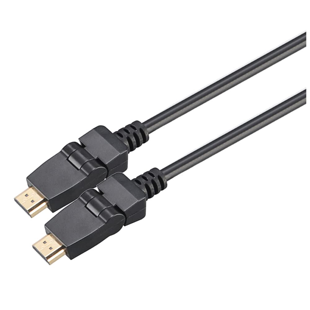 Akasa AK-CBHD11-20BK 2m Swivel Head HDMI Cable with Ethernet