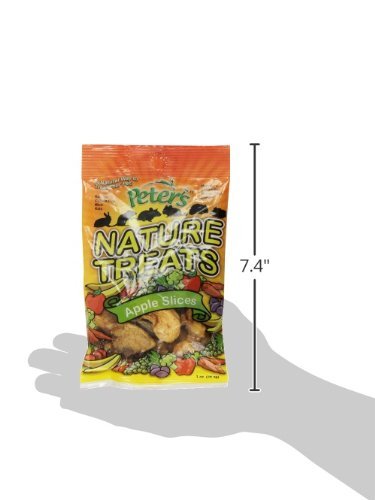 (3 Pack) Peters Apple Slices Small Animal Nature Treats, 1 Ounce Per Bag