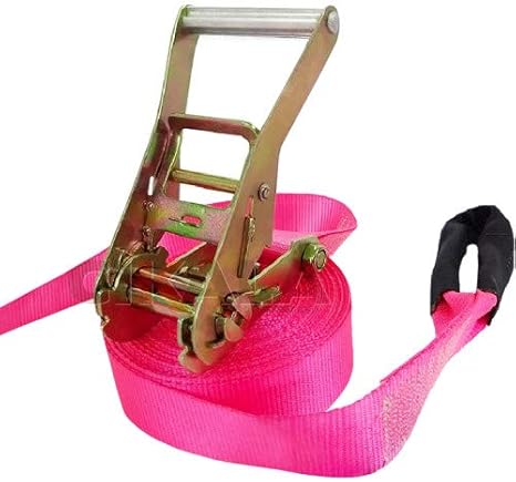 Slackline + Cinta Catraca + Alças + Bolsa Brinde Rosa 15, 7 M