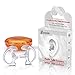 Zeadio Earplug Earmould Earbud for Two-Way Radio Coil Tube Audio Kits, ES-02S (Clear, Small, Pair of 1)