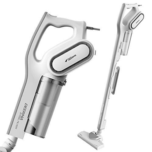 3 in 1 Deerma 15Kpa Handheld Stick Vacuum Cleaner with 600W Motors Powerful Suction, Lightweight Hardwood Floor Vacuum with HEPA Filter for Carpet, pet Hair, Rugs,Curtain