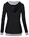 Timeson Women's Long Sleeve Pullover Hooded Sweatshirt with Pockets