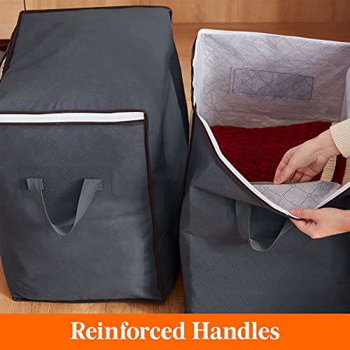 Lifewit Clothes Storage Bag Organizer with Reinforced Handle Thick