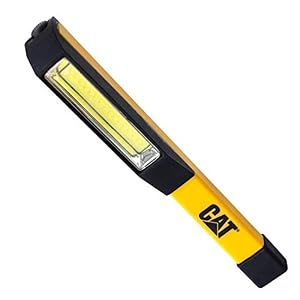 Image of Cat CT1000 Pocket COB Light - Brilliantly Bright 175 Lumen COB LED Flood Beam Pocket Work Light, Black/Yellow