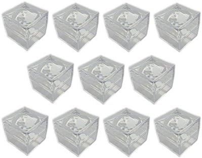 10pcs 1.5 Inch Display Viewer Boxes with Magnifying Lid for Coin Bug