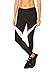 RBX Active Women's Splice Colorblock Leggings with Mesh Black S
