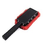 Demarkt Red Feather Brush Tickler Hand Spanking Paddle Bondage Restraints Sex Toys for Couples