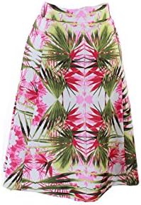 INC Womens Plus Pink Floral Knee-Length Tropical A-Line Flare Skirt 2X 7204