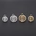 FANKUTOYS 40 Pcs Silver Plated Spiral Bead Cages Pendants for Jewelry Making,Size 25mm,30mm Color Silver,Gold