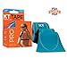 KT Tape Pro Kinesiology Therapeutic Sports Tape, 20 Precut 10 inch Strips, Laser Blue, Latex Free, Water Resistance, Pro & Olympic Choice primary