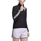 adidas Women's Run It 3-Stripes Anorak Black X-Small