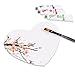 Mont Marte Canvas Panel Heart Shape 24 pcs 6.2x5 Inches, Great Choice for Kids Drawing and Home Decor & Exhibition Display