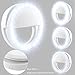 Dealpeak Battery Operated Selfie Ring Light Supplemental Photography Camera Light with 36LEDs for iPhone Android Smartphones & iPads Tablets (White)