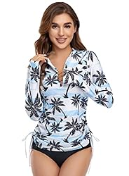 HISKYWIN Women's Long Sleeve UV Sun Protection Rash