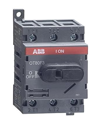 Amazon.com: ABB OT80F3U 3P SW 80A NF METAL COLLAR: Industrial & Scientific