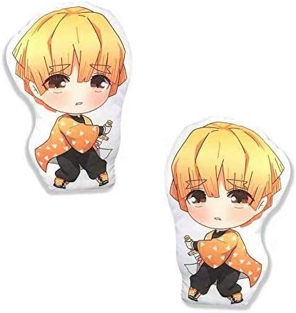 Amazon 鬼滅の刃 我妻善逸 抱き枕 だきまくら 柔らかい 寝 読書枕 安眠枕 可愛い おもちゃアニメ 萌えグッズ コスプレ 35 45cm ぬいぐるみ おもちゃ