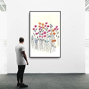 signwin Framed Canvas Wall Art Beautiful Leaves Canvas...