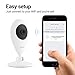 OzWi Home Ip Camera, Ozwi Easy Setup Mini Wifi Wireless Security Smart Ip Camera Surveillance System Remote Monitoring With Two-Way Audio Night Vision For Pet Baby Elder Pet Nanny Monitor (White)
