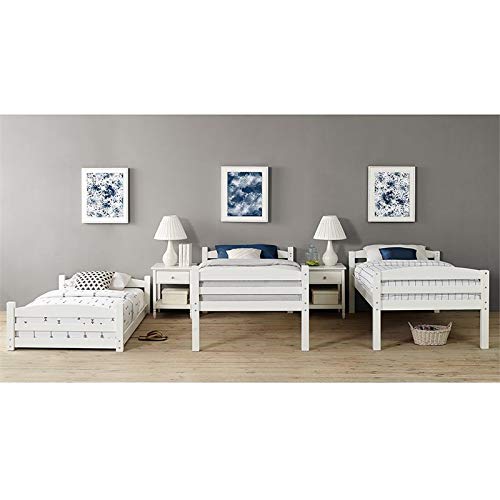 Dorel Living Maverick Wooden Triple Bunk Bed In Mocha at Charles