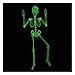 Halloween Decoration Decor Posable Skeleton - Luminous Noctilucent Life Size Plastic Skeleton, Outdoor Crazy Scary Hanging Props, Clearance