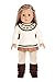 DreamWorld Collections - Pocahontas - 3 Piece Outfit - Clothes Fits 18 Inch American Girl Doll - Ivory Tunic, Leggings and Brown Boots. (Doll not Included)