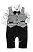 Kids Baby Boy Toddler Newborn Gentleman One-piece Romper Clothes Jumpsuit Outfit (95(12-18Months))