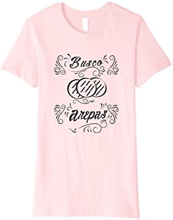 Womens Busco Arepas T-Shirt Colombia and Venezuela Food Medium Pink