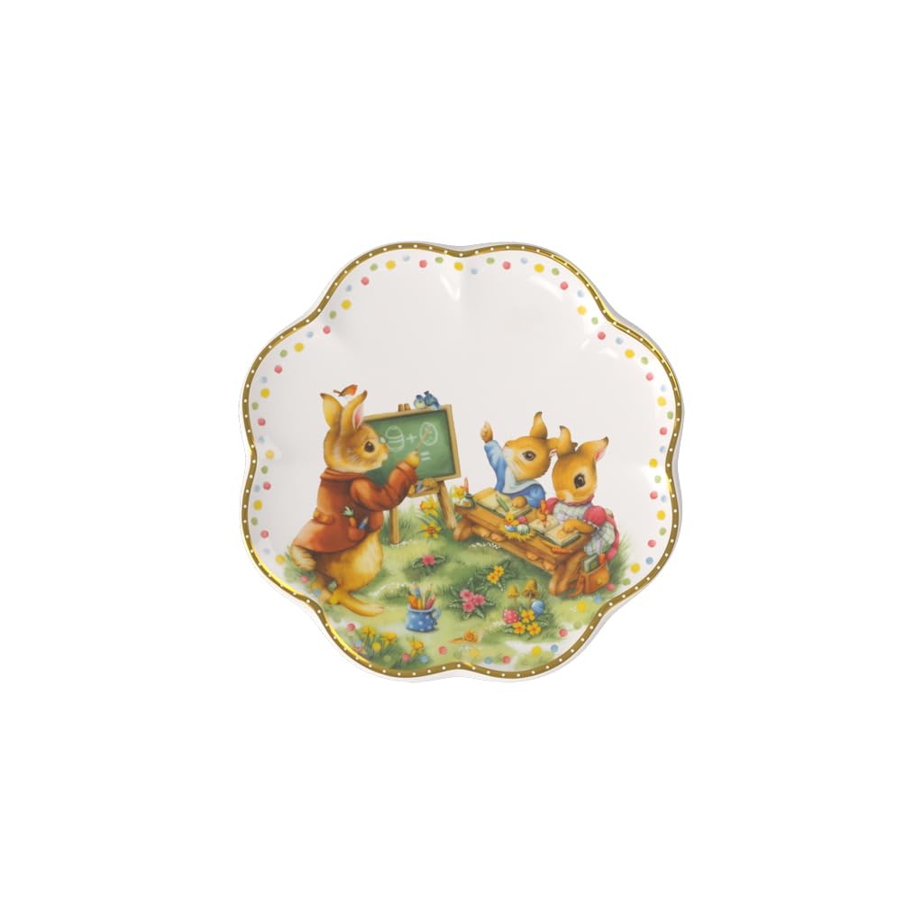 Villeroy & Boch - Annual Easter Edition Plate 2025 Colourful 22.5 cm, Easter Dinner Plate, Limited Collectible, Premium Porcelain