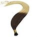 Googoo 16-22 inches Straight I Tip Remy Fusion Human Hair Extensions 1g/strands 50g Per Set