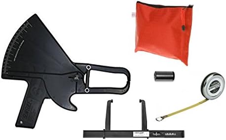 Slim Guide Skinfold Caliper Pro Anthropometry Kit w/ Small Bone Anthropometer, Tape Measure (Black)