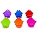 Saakiaz (6 Piece Set Silicone Egg Poacher - Egg Cups Cookware - Microwave Egg Cooker & Egg Boiler- Food Safe Silicon Egg Poacher Pods for Perfectly Shaped Eggs- Smart Kitchen Gadget with Many Uses