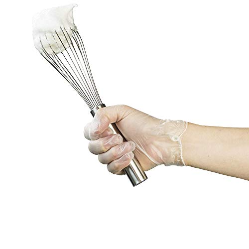 GLOVEWORKS Clear Vinyl Industrial Gloves, Case of 1000, 3 Mil, Size X