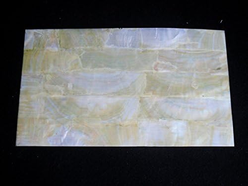 GOLD MOP abalone shell inlay veneer 9.5 x 5.5 x 0.006 inch