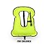 Rrtizan Kids Snorkel Vest, Inflatable Snorkel Vest for Kids, Portable Lightweight Snorkeling Vest with Adjustable Straps for Boys and Girls Up to 110lbs Diving Swimming Safety