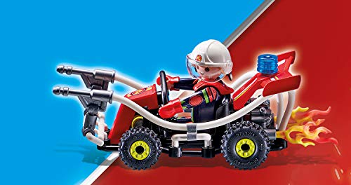 PLAYMOBIL Stuntshow 70554 Feuerwehrkart, Für Kinder von 4-10 Jahren – Bild 5