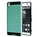 Sony Xperia XA Ultra / Xperia C6 Case With Phone Stand,Ymhxcy [Metal Brushed Texture] Hybrid Dual Layer Full-Body Shockproof Protective Cover Shell For Xperia C6-LS Mint