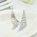 SELOVO Fashion Wedding Bride Women Long Tassel Link Fringe Dangly Earrings Clear Crystal