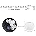ALED LIGHT Solar Lantern String LED Lights 18FT/5.5M 30 LEDs, LED String Lights Outdoor IP65 Waterproof for Garden,Patio,Party Decor