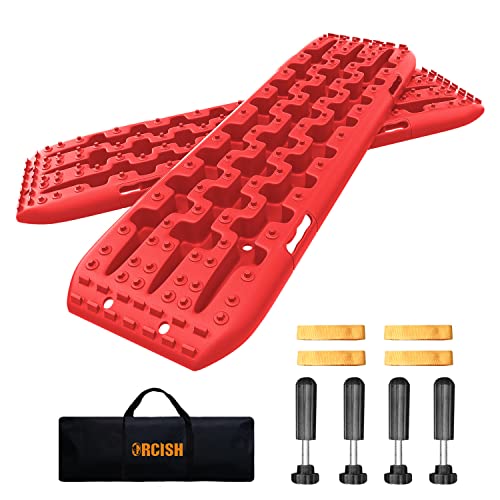 ORCISH 2PCS 42''x12.2'' Large Recovery Traction Boards Offroad, Maxtrax