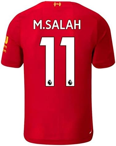 New Season Liverpool Home 2019/2020 11 M.Salah Mens Soccer Jerseys Red