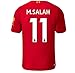 New Season Liverpool Home 2019/2020 11 M.Salah Mens Soccer Jerseys Red Size XL