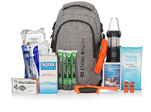Sustain Supply Co. 9-08395 Essential 2-Person Emergency Survival Bag/Kit - Be Equipped for 72 Hours of Disaster Preparedness with Premium Basic Supplies for 2 People