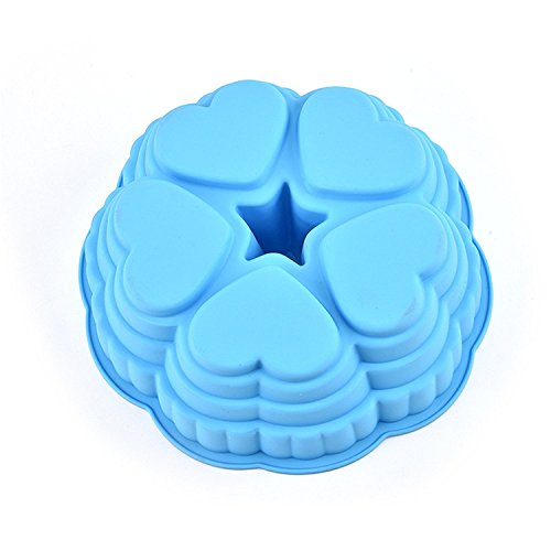 FantasyDay 9.5'' Love Heart Cake Mold Silicone Baking Molds Party Cake Bakeware for Your Birthday Dessert, Cake, Bread, Tart, Pie, Flan and More #5