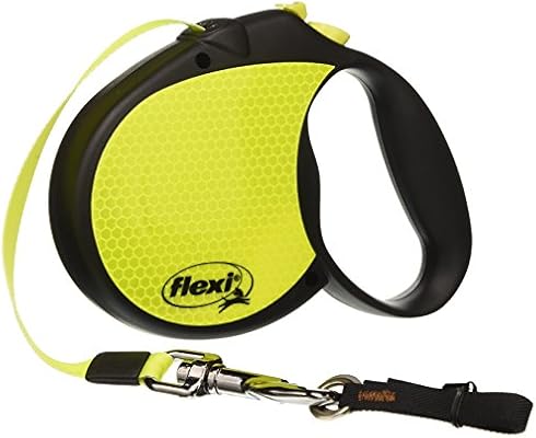 flexi neon dog lead