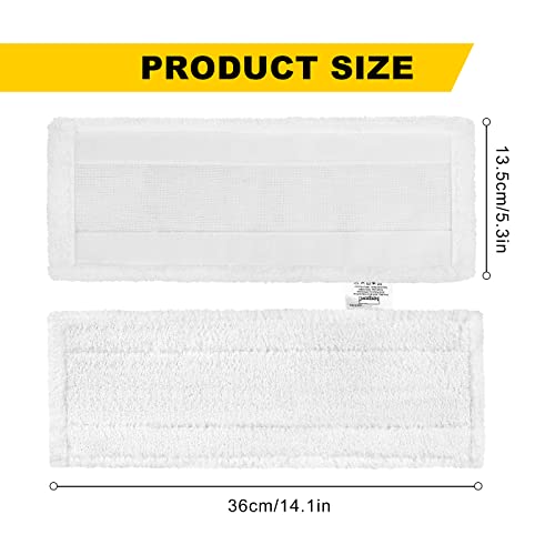 KEEPOW 5 Pack Steam Cleaner Pads Compatible with Karcher EasyFix SC2, SC3, SC4, SC5, Steam Cleaner Accessories for Karcher, Steam Mop Pads