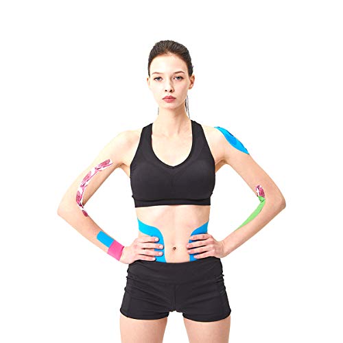 AUPCON Uncut Kinesiology Tape Waterproof Hypoallergenic Breathable - Sports Muscle Tape Therapy Recovery Support for Knee Ankle Elbow Shoulder Shin Neck Splints Latex Free FDA Approved 2 Inch Beige - Thumbnail 6