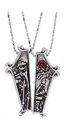 Magic Necklace Modern Jewelry Makes you look more beautiful Jack Skellington and Sally Christmas Lovers Necklace Offering Different Style Designs
